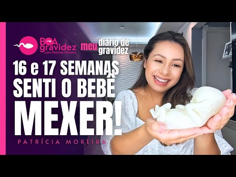 I felt the baby move at 17 weeks of gestation | Pregnancy Diary 16 and 17 weeks