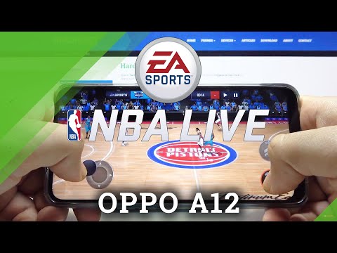 NBA Mobile Gaming Quality in OPPO A12 – Short Gameplay / Game Test