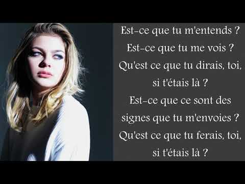 Louane ~ Si t'étais là ~ Lyrics