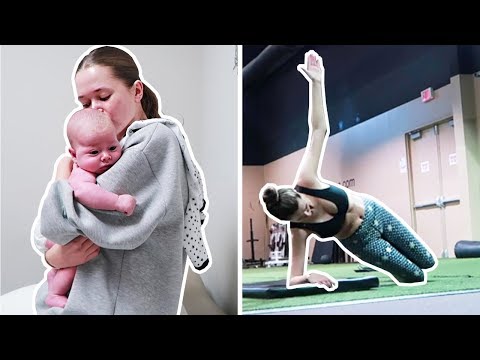SCARE WITH NEWBORN | POST-BABY BODY ROUTINE