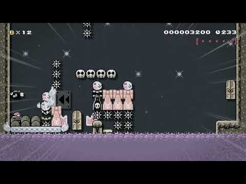 亡霊(かわいい)の住む、Horror Platforming [Where Ghosts (cute) Live,] by ぴよKBC [Piyo] 🍄Super Mario Maker 2 #cdn