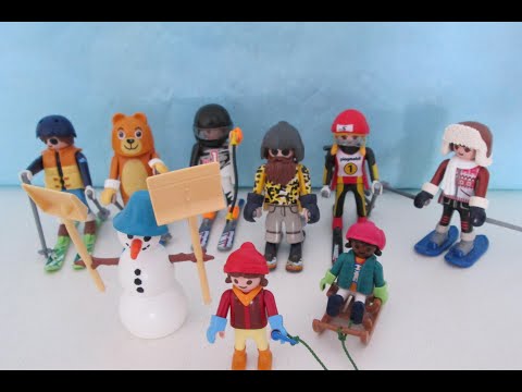 PRÉSENTATION SPORT D'HIVER + PLAYMOBIL 70855