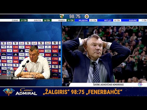 Jasikevičius po pralaimėjimo „Žalgiriui“: „Pabaigoje išvis buvo gėda“
