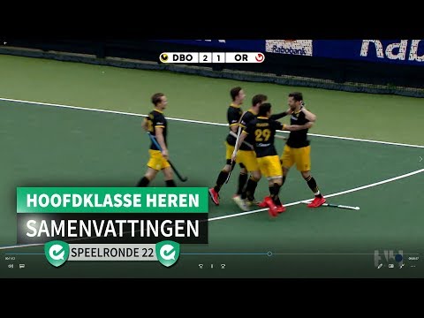 Hoofdklasse Heren: Samenvattingen Speelronde 22