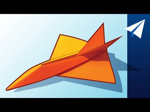 FLIES OVER 100 FEET! — How to Make a Jet Paper Airplane ...