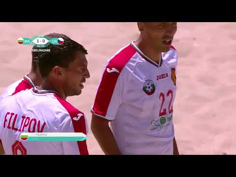 Bulgaria - Czech Republic 6:3 Euro Beach Soccer League 2018