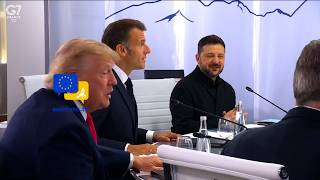 G7 Ukraine Crisis Talks: Trump Urges Russia to Make Peace After Meeting Zelenskyy