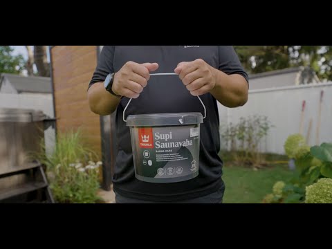 How to Protect and Maintain Your Sauna Wood | Tikkurila Supi Sauna Wax Tutorial