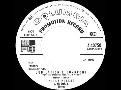 1956 Mitch Miller - Jubilation T. Cornpone