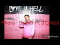 Phora - Sinner pt 3 Lyrics
