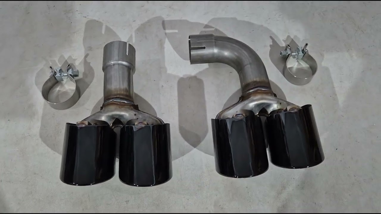 BMW X3 G01 2018- рр. Насадки на глушники в стилі X3M F97 (2022-2024) Video 1