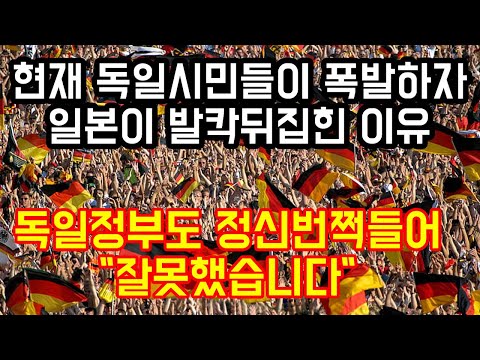 현재 독일 시민들이 폭발하자 일본이 크게 놀란이유