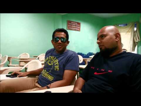 All The Fat Children backstage fooling around - LBS College