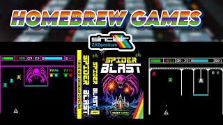 Spider Blast - New Zx Spectrum Game 2026
