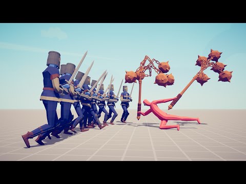 FLAIL MASTER vs 10x EVERY UNIT - Totally Accurate Battle Simulator TABS