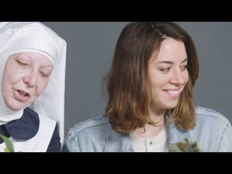Aubrey Plaza Smokes Pot with the Weed Nuns