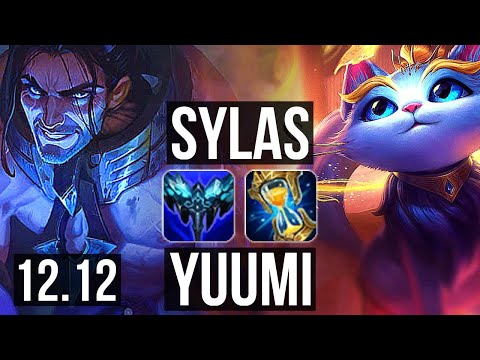 SYLAS & Draven vs YUUMI & Ezreal (SUP) | 8/1/9, 500+ games, Godlike | KR Grandmaster | 12.12