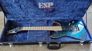Video thumbnail for ESP USA M-7 Teal Marble Unboxing! by Moises Salcido