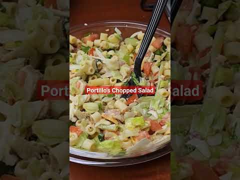Portillo's Chopped Salad #mukbang #choppedsalad #Portillo's #healthy