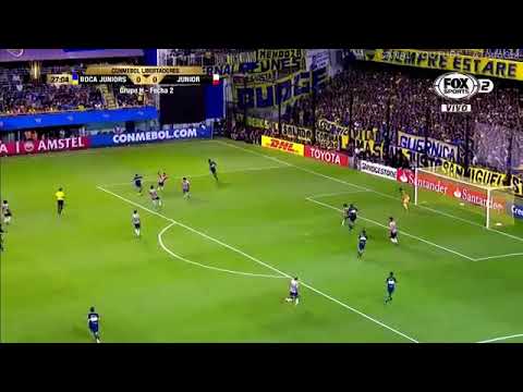 Gol de Pavón, Boca 1 - 0 Junior de Barranquilla, Copa Libertadores 2018