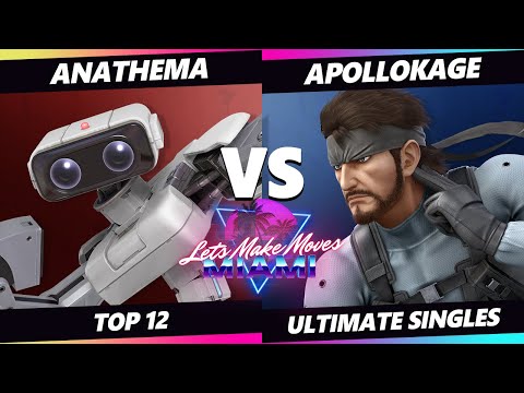 Let's Make Moves Miami - Anthema (ROB) Vs. ApolloKage (Snake) SSBU Ultimate Tournament