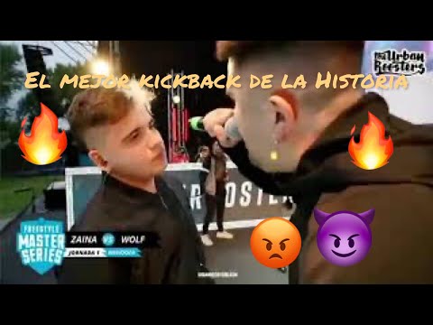 Zaina vs wolf - wolf el Maestro del kickback…🔥🔥
