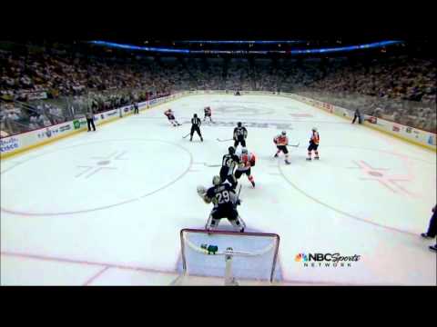 Scott Hartnell Goal in Round 1 Game 5 Flyers vs Penguins