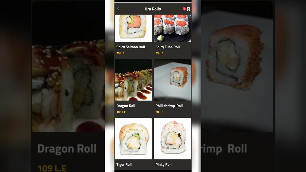 Seven sushi bar Mobile Application download now from google play