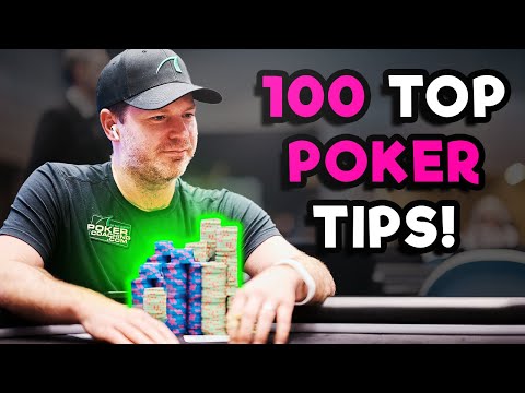 100 ESSENTIAL Tips To Master No Limit Hold'em!