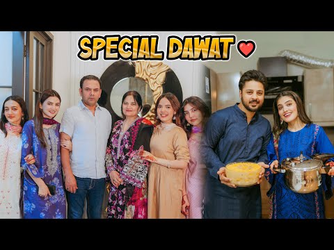 GHAR WALON KI SPECIAL DAWAT ♥️ | Pehli Bar Papa K Lea Mutton Karahi Banai 😍 | Eid Day2