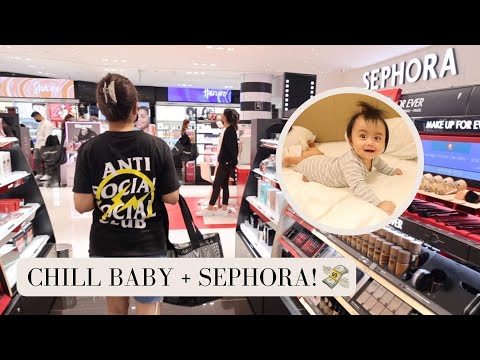 PANO ANG CHILL BABY WHILE TRAVELLING + SEPHORA TAYO! (April 6, 2022.) | Anna Cay ♥