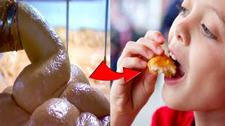 🔴 Como são feitos os Alimentos que Você Come! A Origem Nojenta das Comidas!