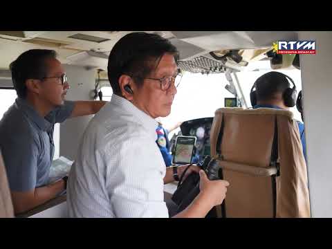 Aerial Inspection of Typhoon-Affected Areas in the Province of Cebu 11/07/2025