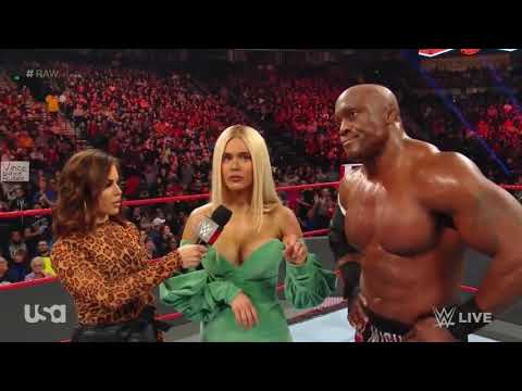Arrested  Bobby Lashley and Lana Raw 12 07  2019