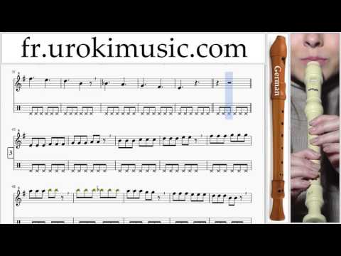 Cours de Flute à bec G  Ariana Grande Dangerous Woman Partie#1 Partitions Mélodie Сhansons Tuto Comm