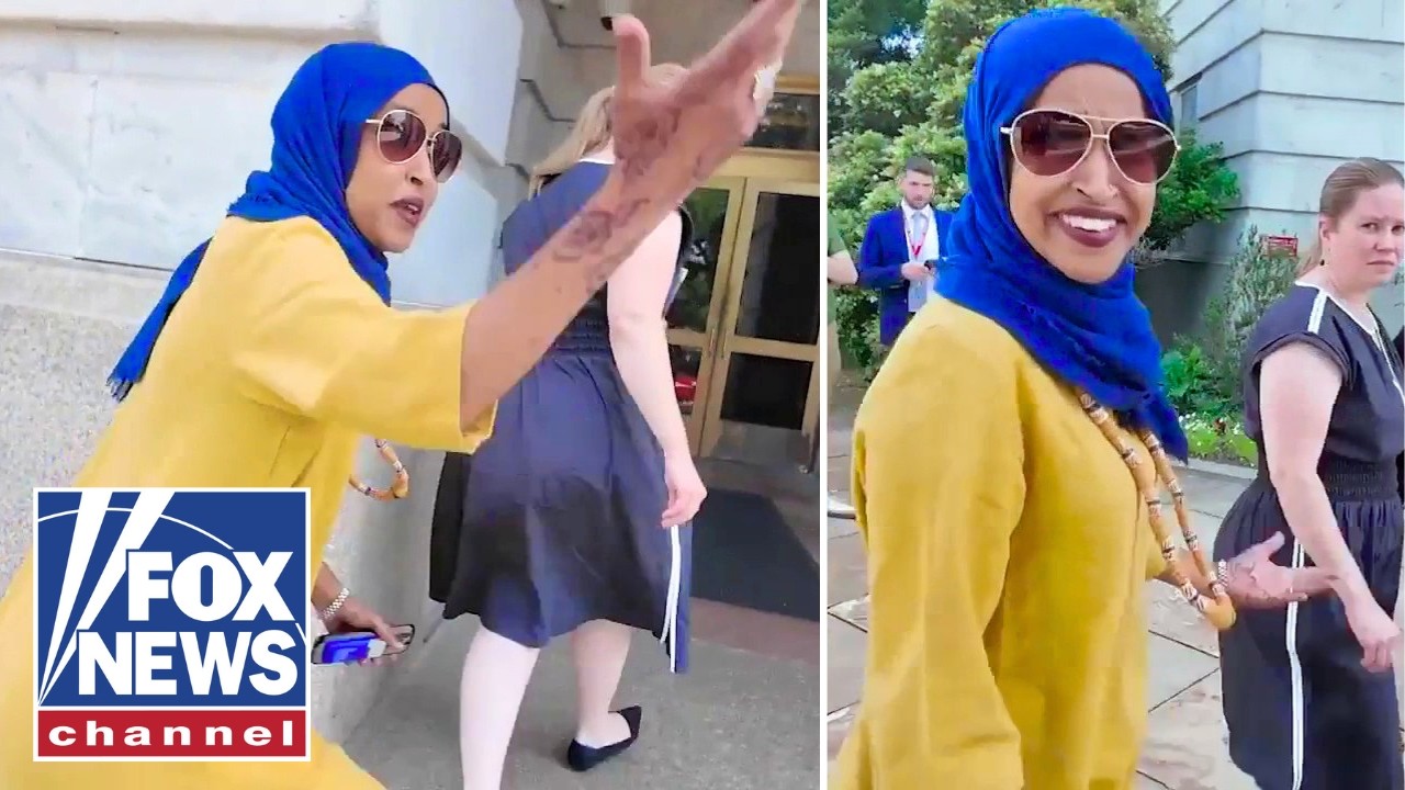 SEE IT: Ilhan Omar LAUGHS OFF reporter's questions about investigation