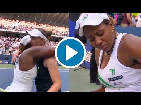Krejcikova's Heart-Touching Gesture to Crying Taylor Townsend After Silencing US Open Crowd! 😢🎾