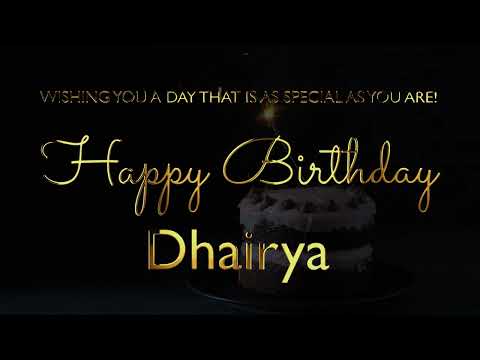 Happy Birthday Dhairya