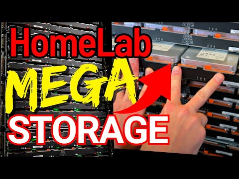 HomeLab MEGA Storage - Home Data Center Guide | 60 Bay JBOD Disk Shelf | NetApp DE6600 / MD3060e