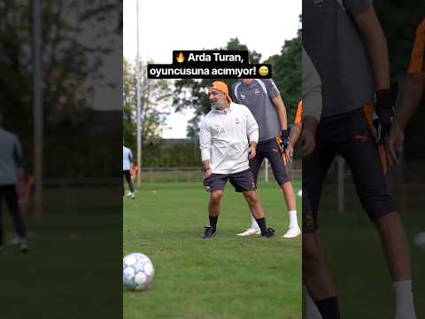 🔥 Arda Turan, oyuncusuna acımıyor! 😅