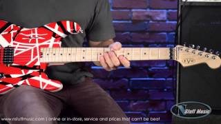 Video thumbnail for EVH Striped Series - Red with Black Stripes | N Stuff Music by N Stuff Music