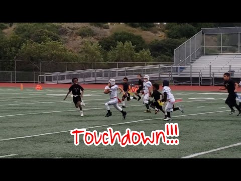 7 Year Old Football Highlights Juke Moves Touchdown Video