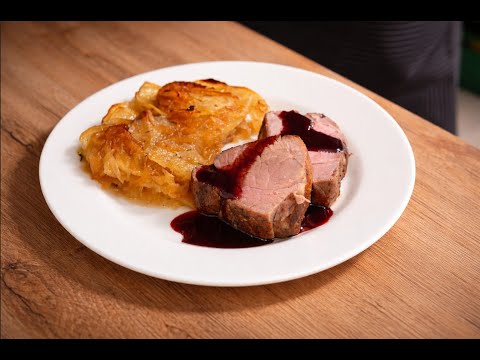 Perfect Pork Tenderloin with Red Wine Sauce | Restaurant-Quality Recipe