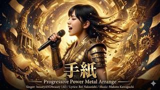 Download lagu [Melodic Speed ​​Metal Cover] Yuki Saori / Tegami (Prog Power Metal Cover) - AI singer beautyANDb... mp3