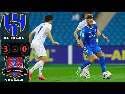Nassaji-Mazandaran Vs-Al-Hilal 0-3-Highlights Match 2023