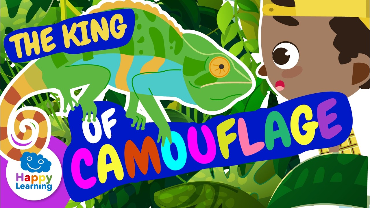 🦎 THE CHAMELEON and its AMAZING ABILITIES | Educational Videos for Children | @HappyLearningEN