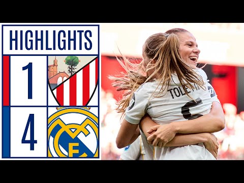 ATHLETIC CLUB 1 - 4 REAL MADRID CF | RESUMEN LIGA F MOEVE