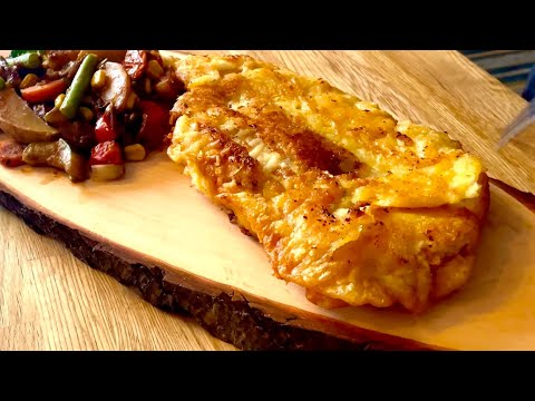 Texas Schnitzel 💯 im Mais Bierteig dazu El Paso Gemüse