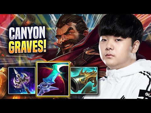 CANYON DESTROYING WITH GRAVES! - DK Canyon Plays Graves JUNGLE vs Taliyah! | Season 2022