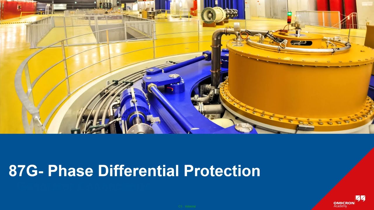 2- 87G Generator Differential Protection Explained | Phase Differential Relay Basics & Settings